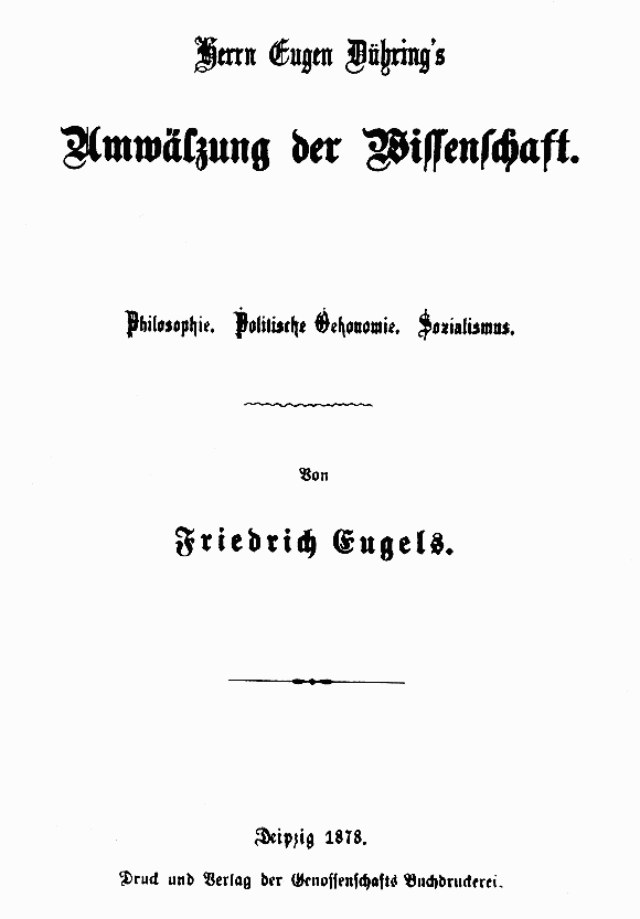Engels und der Anti-Dühring